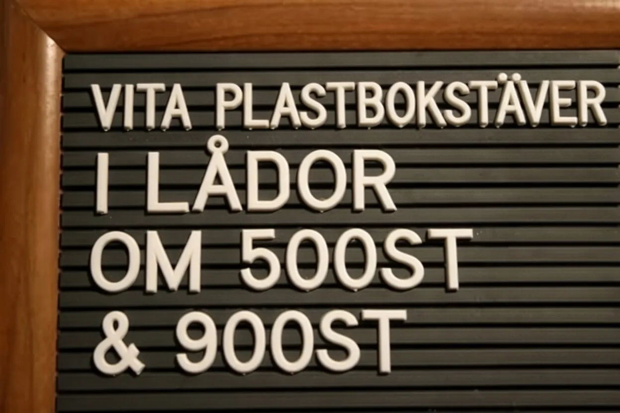 Plastbokstäver